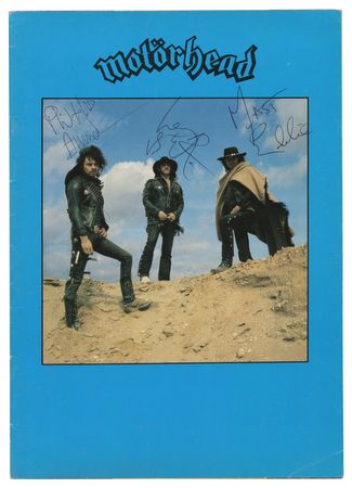 Lot #701 Motorhead Signed 1980 Program - Image 1