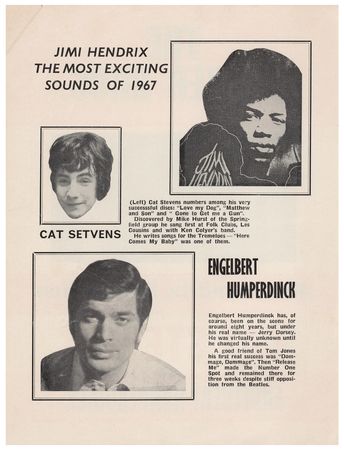 Lot #680 Jimi Hendrix Experience Unofficial 1967 Tour Program - Image 3