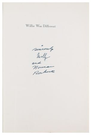 Lot #499 Norman Rockwell Signed Book - Image 2