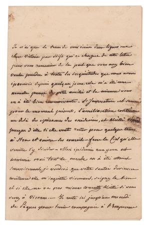 Lot #206 Marie Louise of Parma Autograph Letter Signed - Image 1