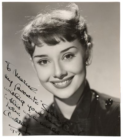 Lot #764 Audrey Hepburn Signed Photograph - Image 1