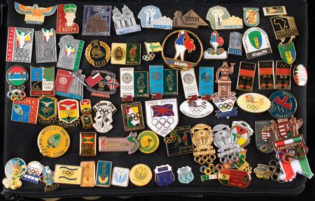 Lot #1036 Atlanta 1996 Summer Olympics Collection of Nearly (600) NOC Pins Pin Collection - Image 1