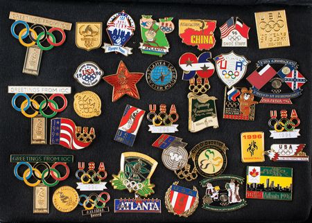 Lot #1036 Atlanta 1996 Summer Olympics Collection of Nearly (600) NOC Pins Pin Collection - Image 2