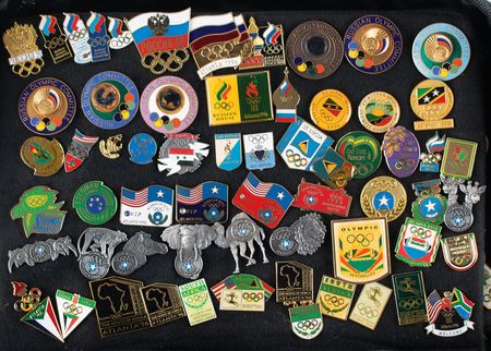 Lot #1036 Atlanta 1996 Summer Olympics Collection of Nearly (600) NOC Pins Pin Collection - Image 6