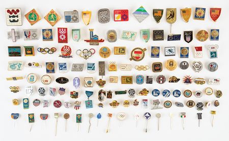 Lot #1045 Winter Olympics Collection of Nearly (130) Pins - Image 2
