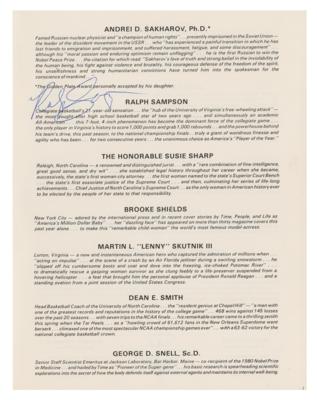 Lot #7002 Steve Jobs Signed Program - Image 6