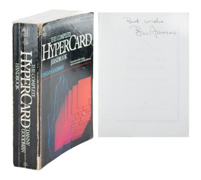 Lot #7032 Bill Atkinson Signed 'The Complete HyperCard Handbook' - Image 1