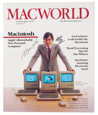 Lot #7004 Steve Jobs and Steve Wozniak Signed