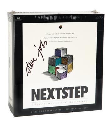 Lot #7009 Steve Jobs Signed NeXTSTEP Software - Image 3