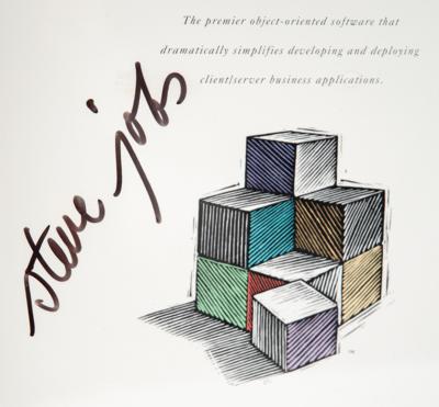 Lot #7009 Steve Jobs Signed NeXTSTEP Software