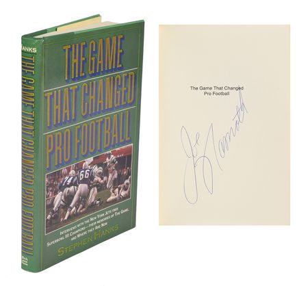 Lot #896 Joe Namath Signed Book - Image 1