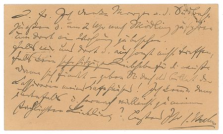 Lot #546 Johannes Brahms Autograph Letter Signed - Image 1