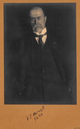 Lot #180 Tomas Masaryk Signed Photograph - Image 1