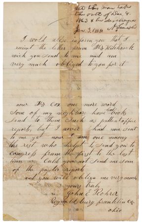 Lot #29 Abraham Lincoln: President Lincoln approves a Confederate discharge: 
