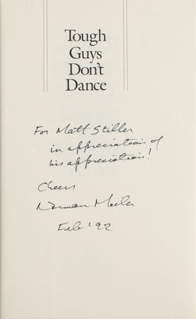 Lot #518 Norman Mailer Signed Book and Photograph - Image 2