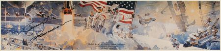 Lot #396 Alexei Leonov and Vladimir Shatalov Signed Photograph - Image 1