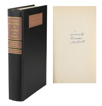 Lot #448 Norman Rockwell Signed Book - Image 1