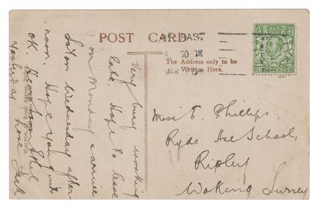 Lot #197 Titanic: Jack Phillips Autograph Letter Signed - Image 1