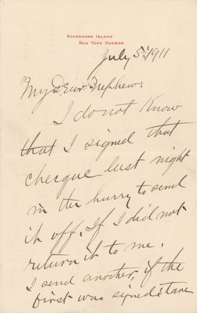 Lot #351 Nelson A. Miles Autograph Letter Signed - Image 1