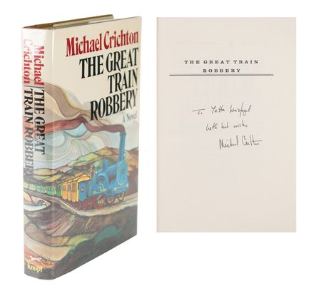 Lot #497 Michael Crichton Signed Book - Image 1