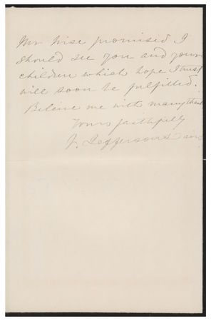 Lot #331 Varina Davis (2) Autograph Letters Signed - Image 2