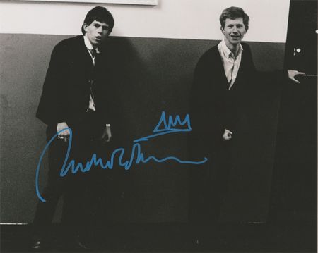 Lot #654 Rolling Stones: Andrew Loog Oldham (2) Signed Photographs - Image 1