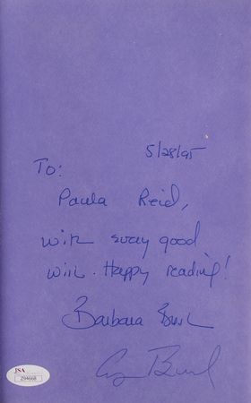 Lot #67 George and Barbara Bush Signed Book - Image 2