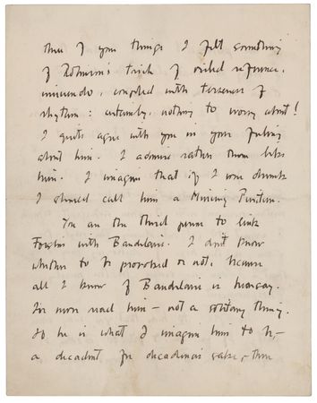 Lot #483 Conrad Aiken Autograph Letter Signed - Image 3