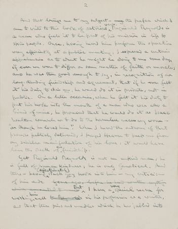 Lot #508 Laurence Housman Autograph Manuscript Signed and Autograph Letter Signed - Image 3