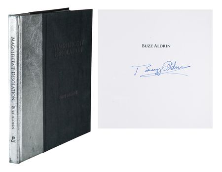Lot #390 Buzz Aldrin Signed Book - Image 1