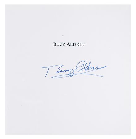 Lot #390 Buzz Aldrin Signed Book - Image 2