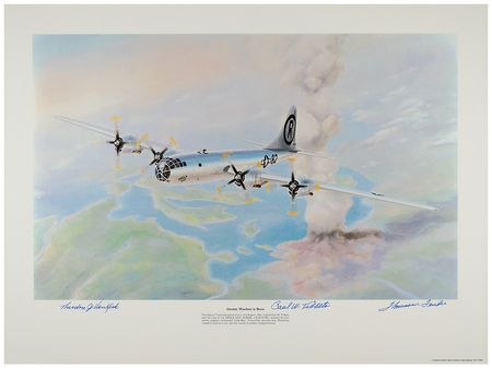 Lot #332 Enola Gay Signed Print - Image 1