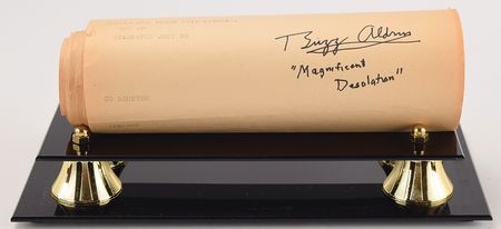 Lot #386 Buzz Aldrin Signed Apollo 11 Teletype - Image 3