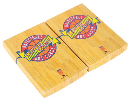 Lot #868 Basketball Hall of Famers Center Court Art Cards - Image 2