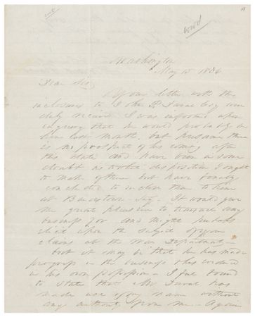 Lot #110 Franklin Pierce Autograph Letter Signed - Image 1