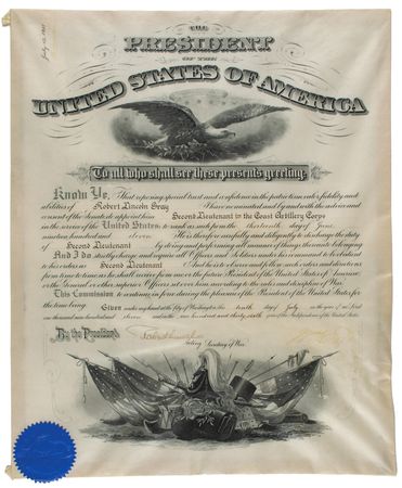 Lot #121 William H. Taft Document Signed as President - Image 1