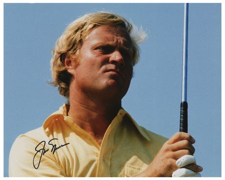 Lot #900 Jack Nicklaus Signed Golf Ball and Signed Photograph - Image 2