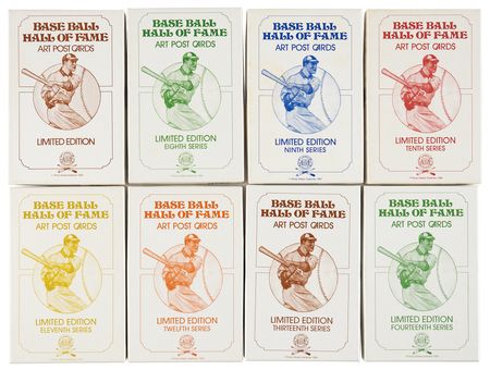 Lot #847 Baseball Hall of Fame Perez-Steele Card Sets with (39) Signed - Image 2