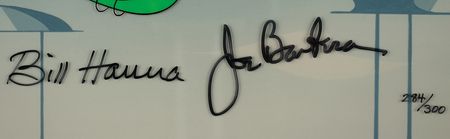 Lot #461 Bill Hanna and Joe Barbera Signed Limited Edition Cel - Image 3