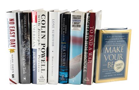 Lot #352 Military (8) Signed Books - Image 1