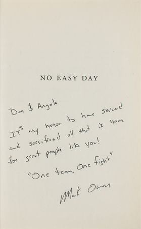 Lot #352 Military (8) Signed Books - Image 3