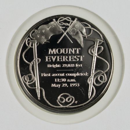 Lot #240 Edmund Hillary and Tenzing Norgay Signed Commemorative Cover - Image 4
