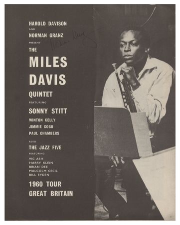 Lot #549 Miles Davis Quintet Signed Program - Image 2