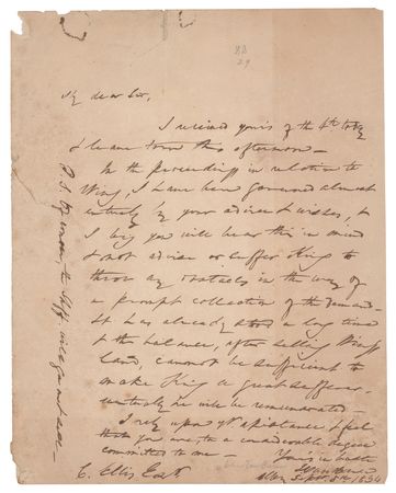 Lot #17 Martin Van Buren Autograph Letter Signed - Image 1
