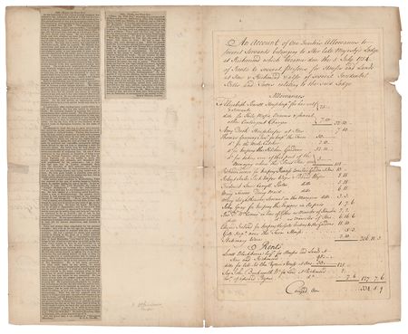 Lot #249 King George II Document Signed - Image 2