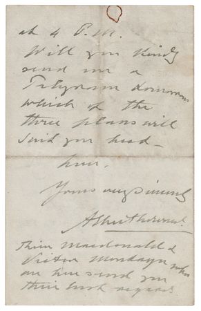 Lot #246 King Edward VII Autograph Letter Signed - Image 4
