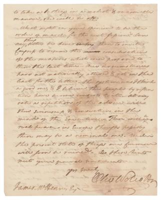 Lot #313 Oliver Wolcott, Jr: 