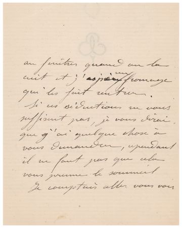 Lot #427 Frederic Auguste Bartholdi Autograph Letter Signed - Image 2