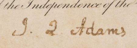 Lot #58 John Quincy Adams Document Signed as President - Image 3