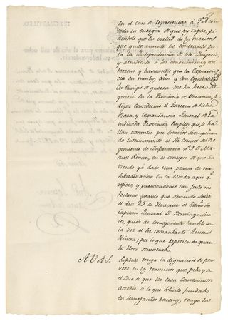 Lot #183 Antonio Lopez de Santa Anna Letter Signed - Image 10
